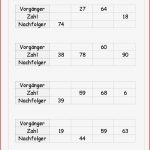 Vorgänger Nachfolger Bis 100 Klasse 2 Mathiki