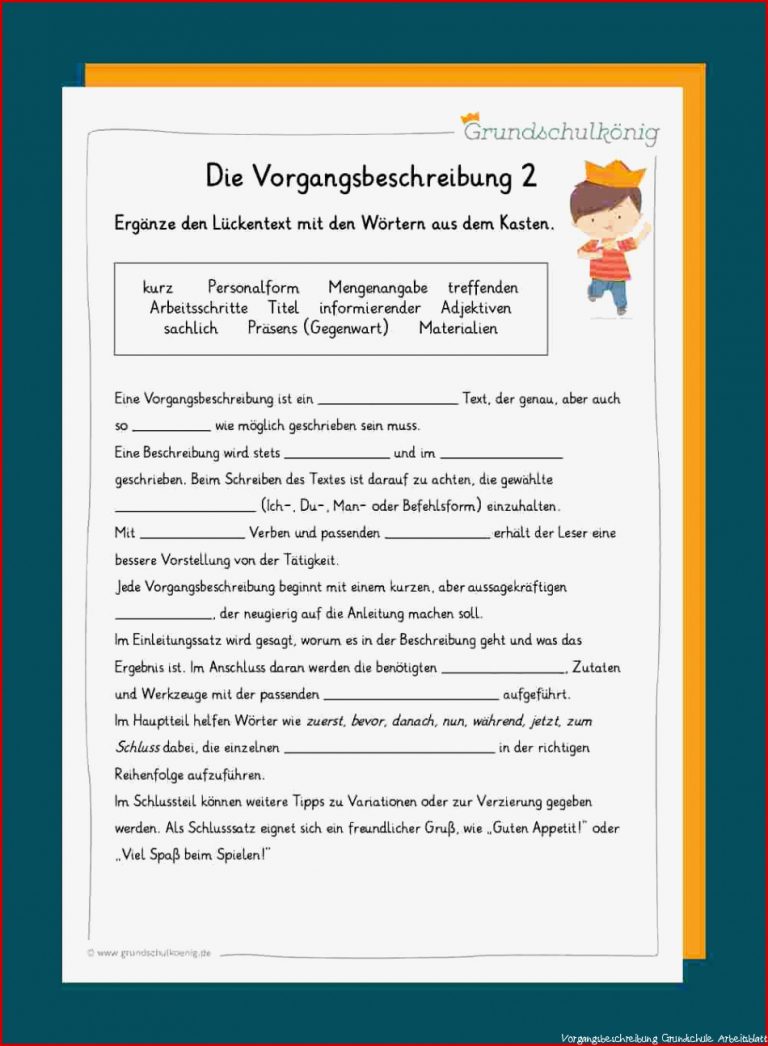 Vorgangsbeschreibung