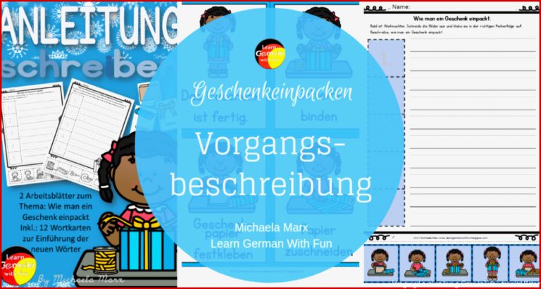 Vorgangsbeschreibung in der Grundschule schreiben Learn