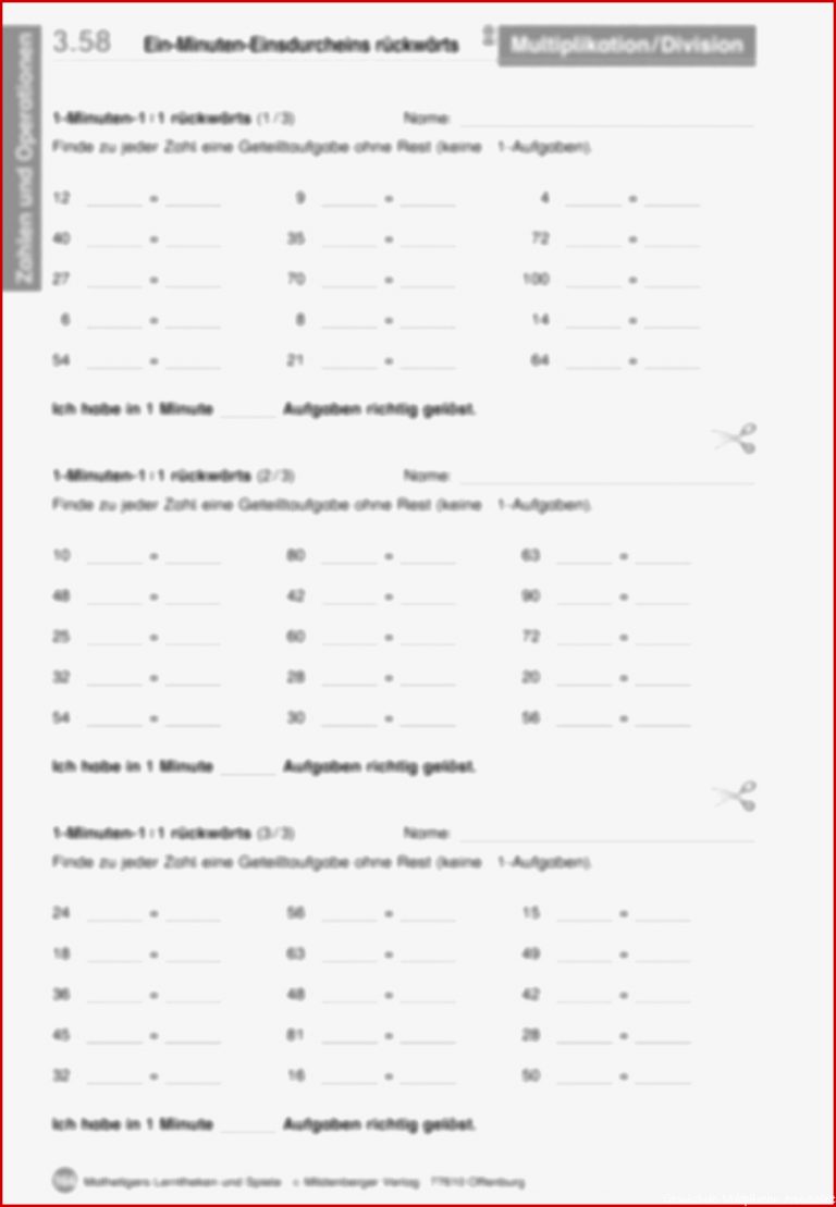 Vorschau Arbeitsblatt meinUnterricht