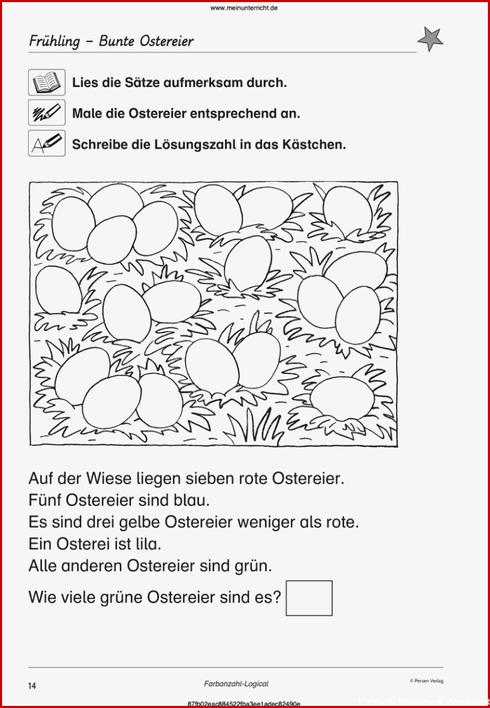 Vorschau Arbeitsblatt meinUnterricht in 2020