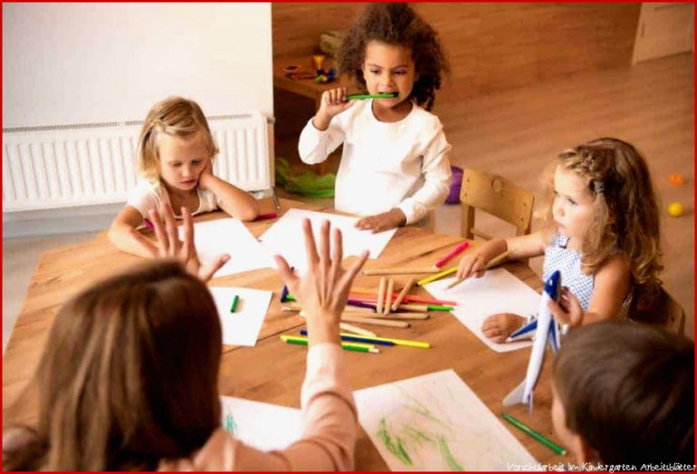 Vorschularbeit im Kindergarten Wichtig für den Schulstart