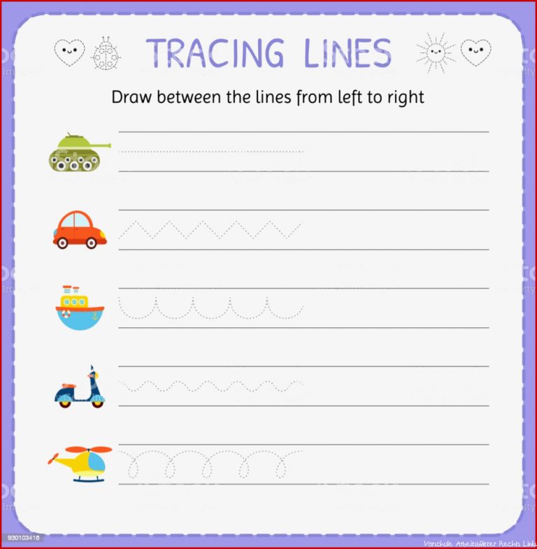 Vorschule Arbeitsblatter Rechts Links Kostenlose Übungen