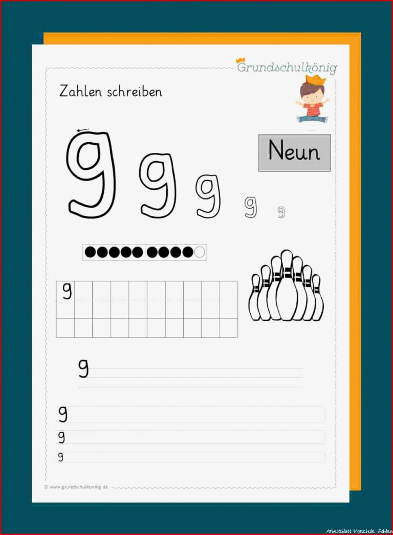 Vorschule Arbeitsblatter Zahlen Schreiben Kostenlose