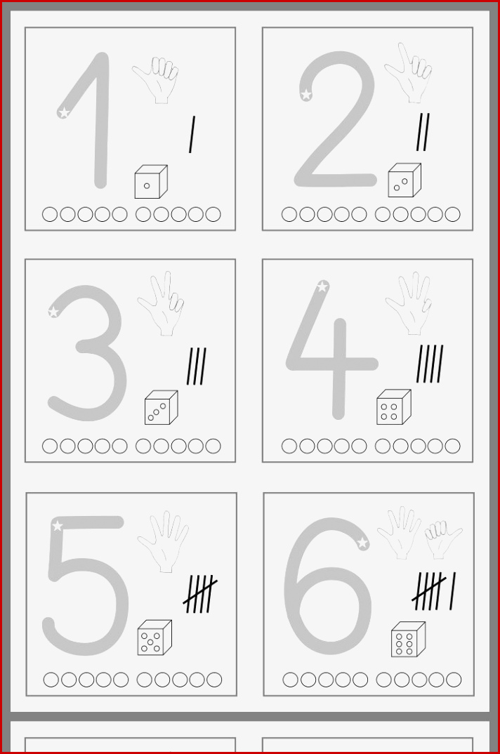 Vorschule Zahlen Und Mengen Im Kindergarten Arbeitsblätter