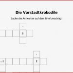 Vorstadtkrokodile Arbeitsblätter Lösungen Worksheets