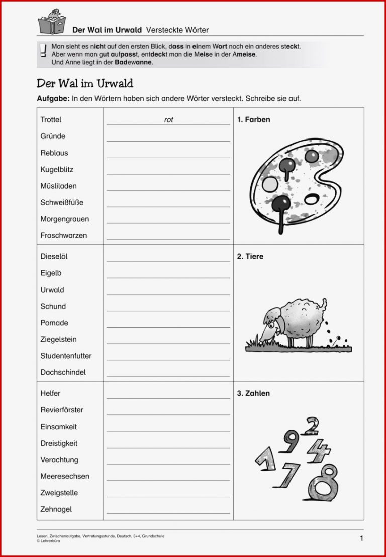 Wale Grundschule Arbeitsblätter Worksheets