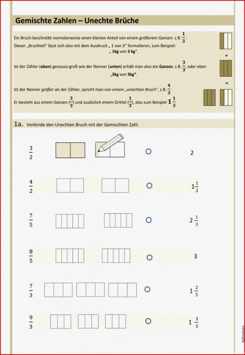 Gemischte Zahlen In Unechte Brüche Umwandeln Wallpaper Gemischte Zahlen Arbeitsblatt Unechte Brüche - Kostenlose
