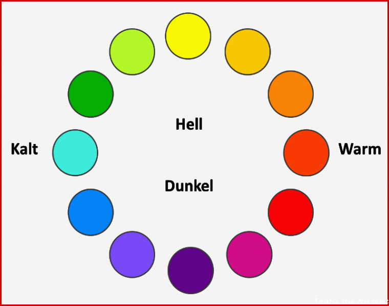 Warme Und Kalte Farben Grundschule Arbeitsblatt Neue