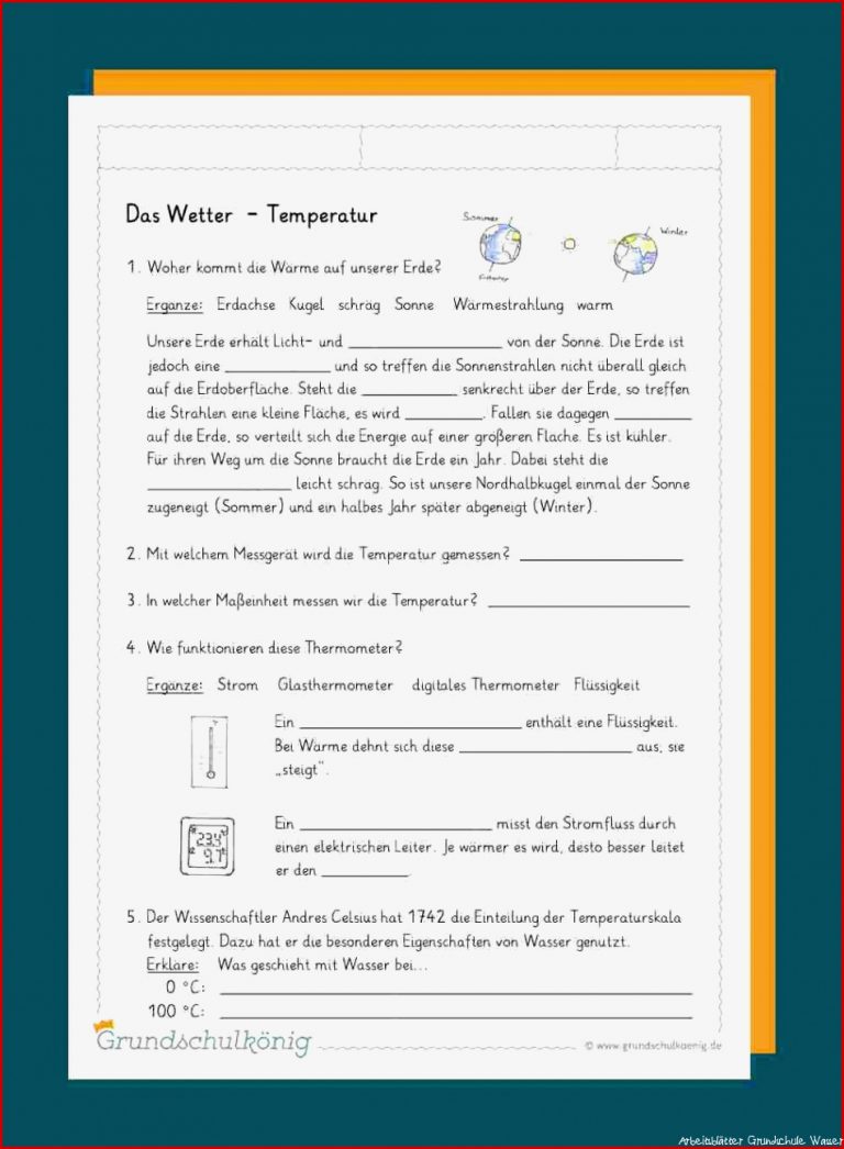 Wasser 3 Klasse Arbeitsblätter Worksheets