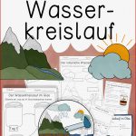 Wasserkreislauf Unterrichtsreihe Arbeitsblätter