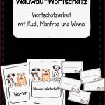 Wauwau Wortschatz Wortschatzarbeit Mit Rudi Manfred Und