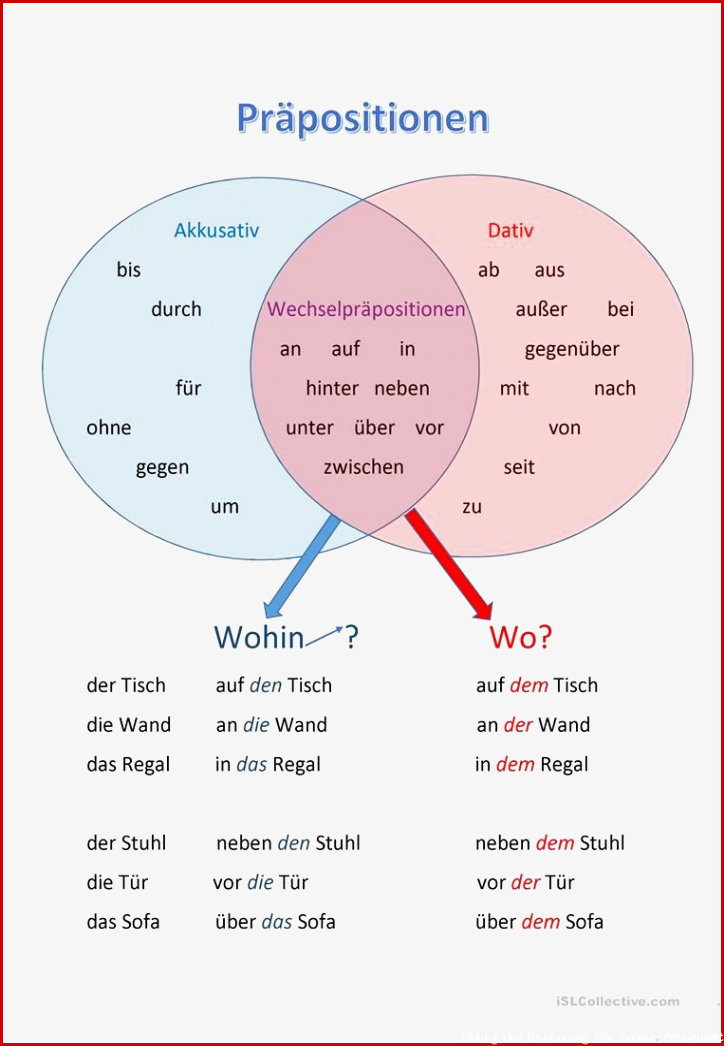 Wechselpräpositionen