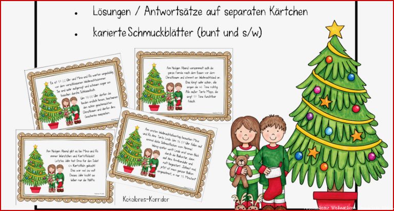 Weihnachten Grundschule Mathematik Nathan Hernandes