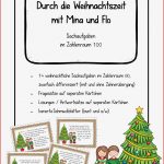 Weihnachten Mit Mina Und Flo Sachaufgaben Im Zahlenraum