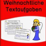 Weihnachtliche Textaufgaben