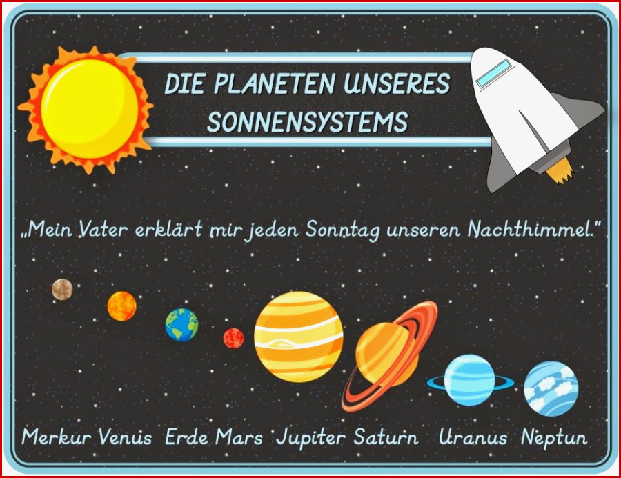 Weltall Und Planeten Grundschule Arbeitsblätter Debbie