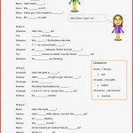 Wer Bist Du Arbeitsblatt Kostenlose Daf Arbeitsblätter