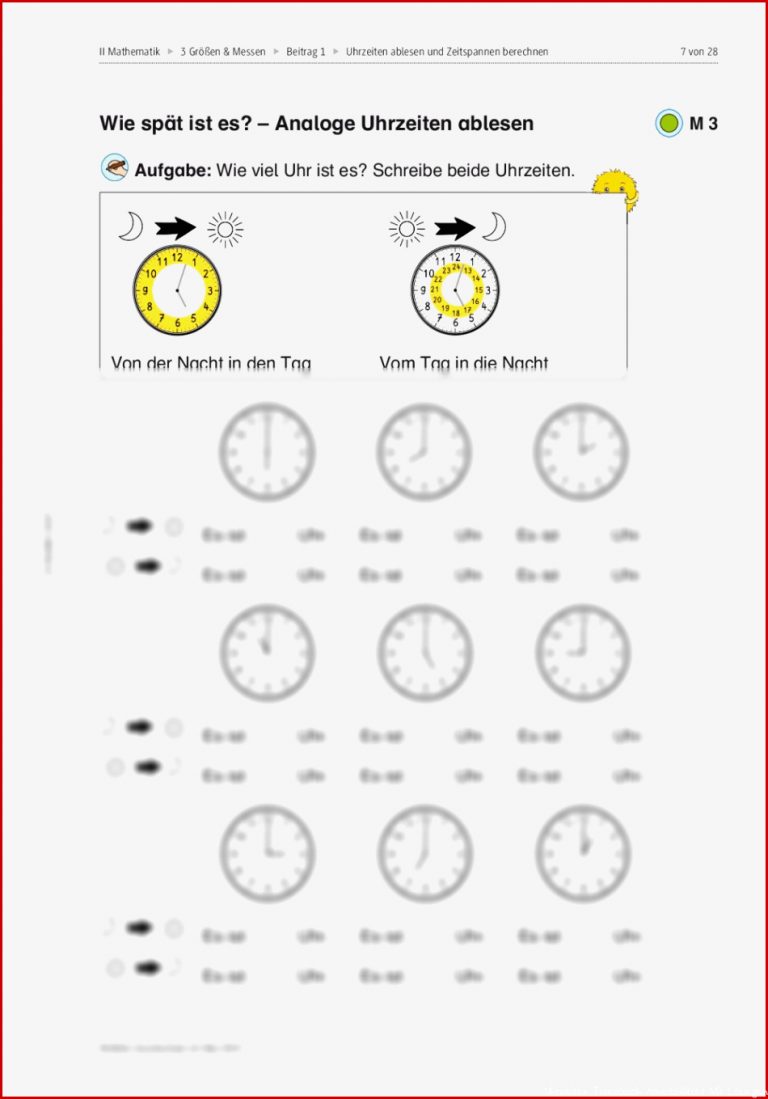 Wer Hat An Der Uhr Gedreht – Uhrzeiten Ablesen Und