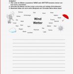 Wetter Arbeitsblätter Mit Lösungen
