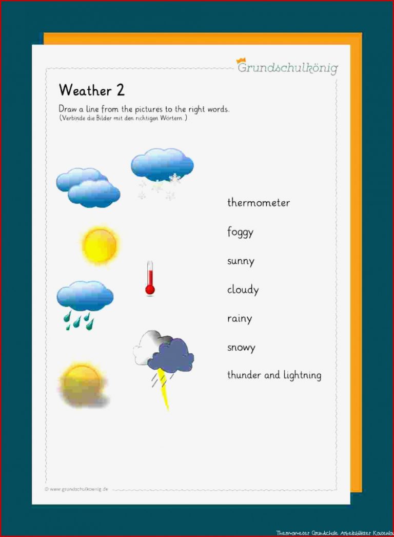 Wetter Thermometer Grundschule The Homey Design