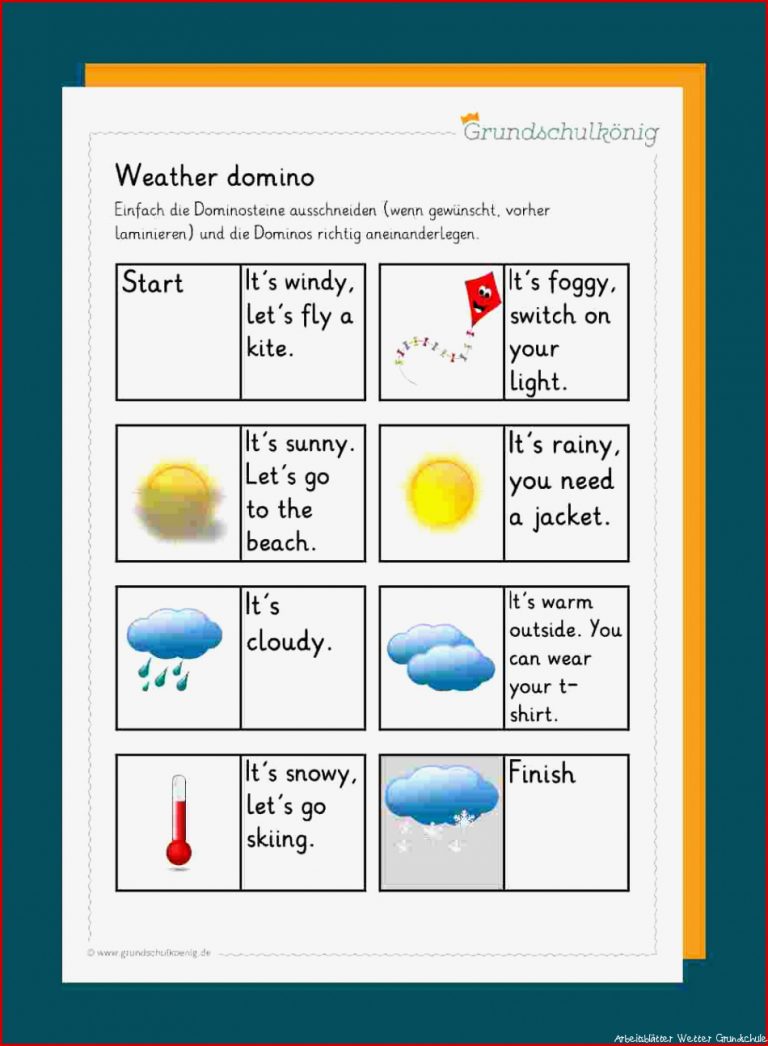 Wettererscheinungen Grundschule kinderbilderwnload