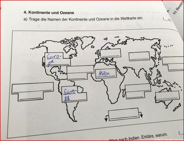 Wie hießen Kontinente nochmal