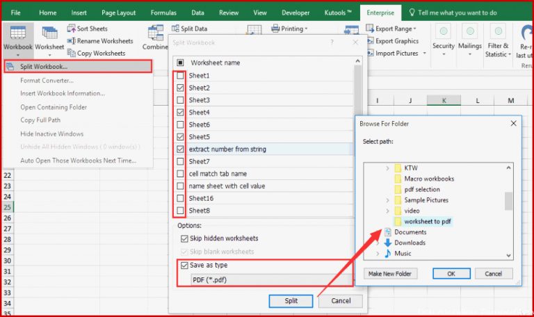 Wie Speichert Man Ein Arbeitsblatt Als Pdf Datei Und