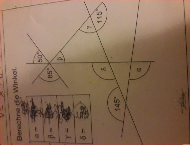 Winkel berechnen Mathe Schule Mathematik Winkelberechnung