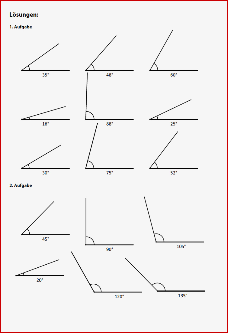 Winkel Zeichnen