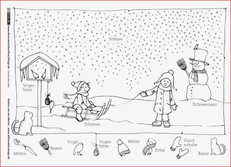 Winter Schlitten Schneemann Kostenlos Herunterladen Winter Schlitten Schneemann