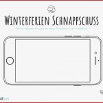Winterferien Smartphone Schnappschuss