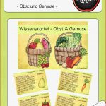 Wissenskartei Obst Und Gemüse