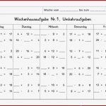 Wochenhausaufgabe Mathematik 1 Klasse Umkehraufgaben