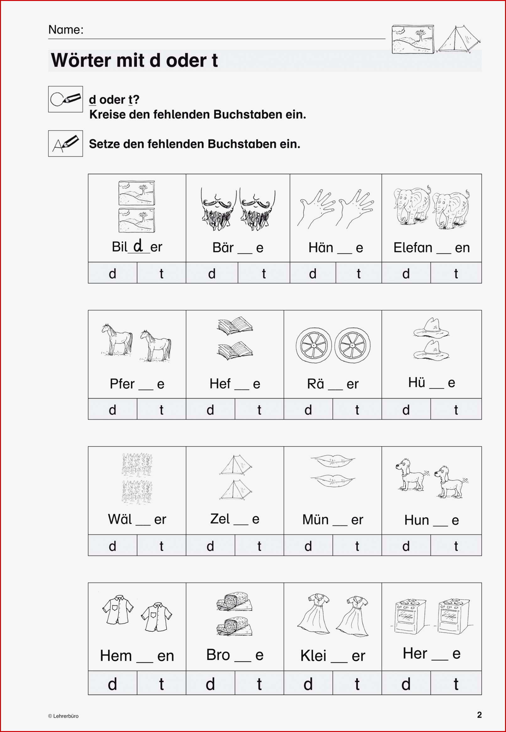 Wörter Mit B Grundschule Rechtschreib Tricks