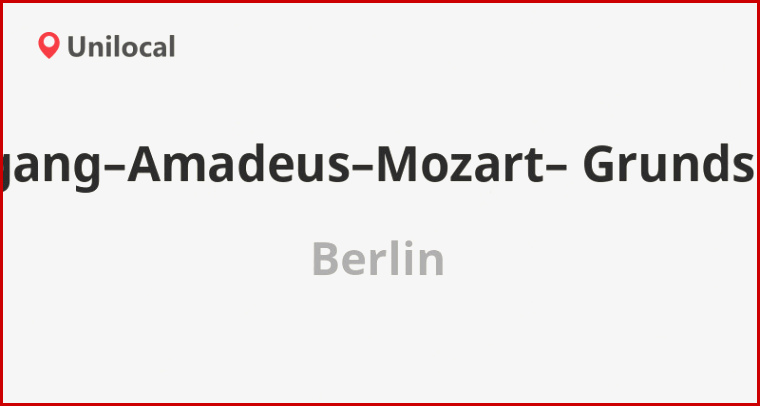 Wolfgang Amadeus Mozart Grundschule – Berlin Cottbusser