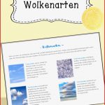 Wolkenarten – Unterrichtsmaterial In Den Fächern