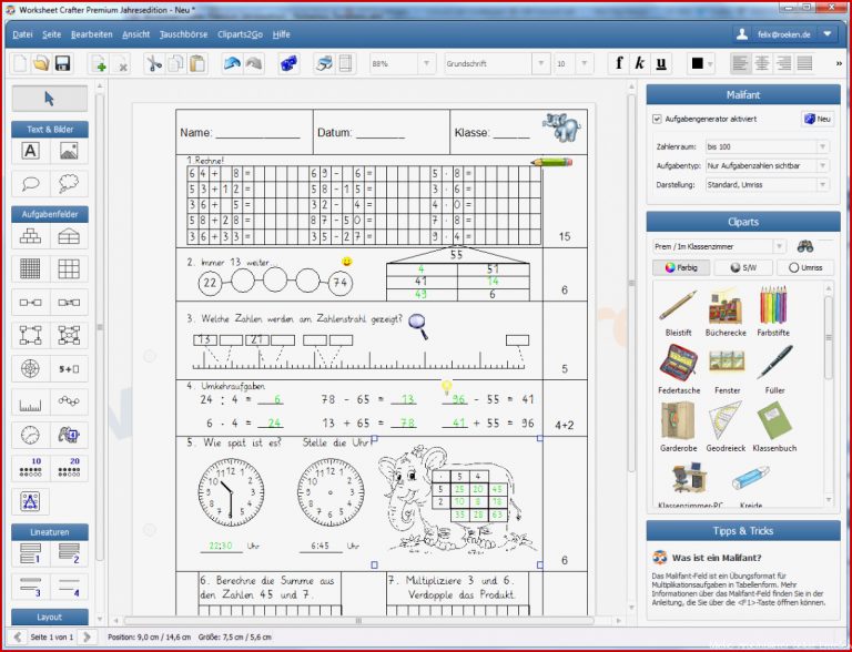 Worksheet Crafter