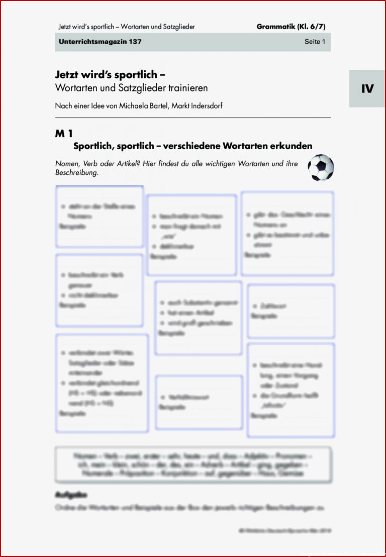 Wortarten und Satzglieder trainieren | RAAbits Online