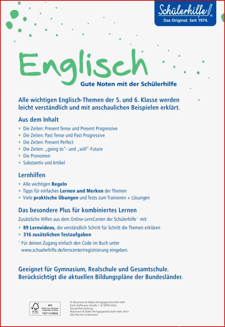 XXL-Lernbuch Englisch 5./6. Klasse: Gute Noten mit der ...