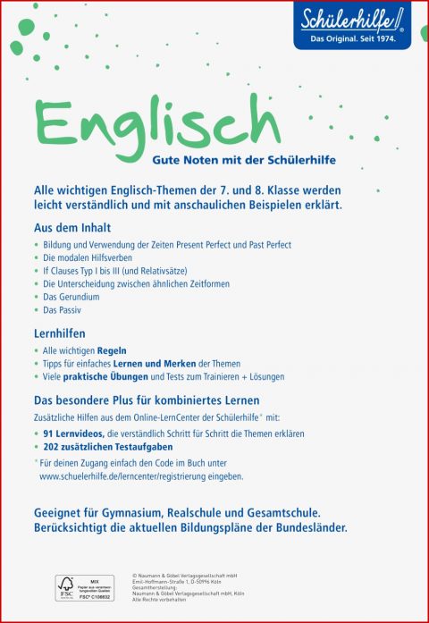 Xxl-lernbuch Englisch 7./8. Klasse: Gute Noten Mit Der ...