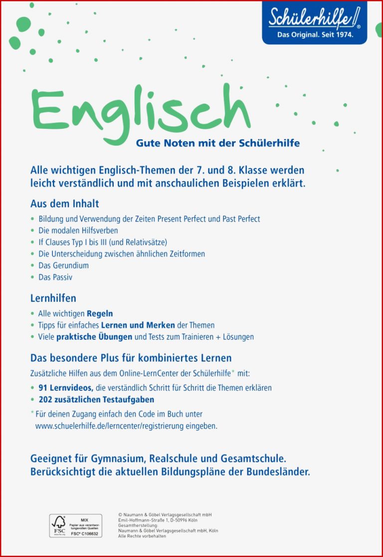 XXL-Lernbuch Englisch 7./8. Klasse: Gute Noten mit der ...