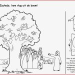 Zacheüs Kom Vlug Uit De Boom Knutsel Met touwtje Zacchaeus