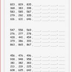 Zahlen Bis 1000 Arbeitsblätter Klasse 3 Worksheets