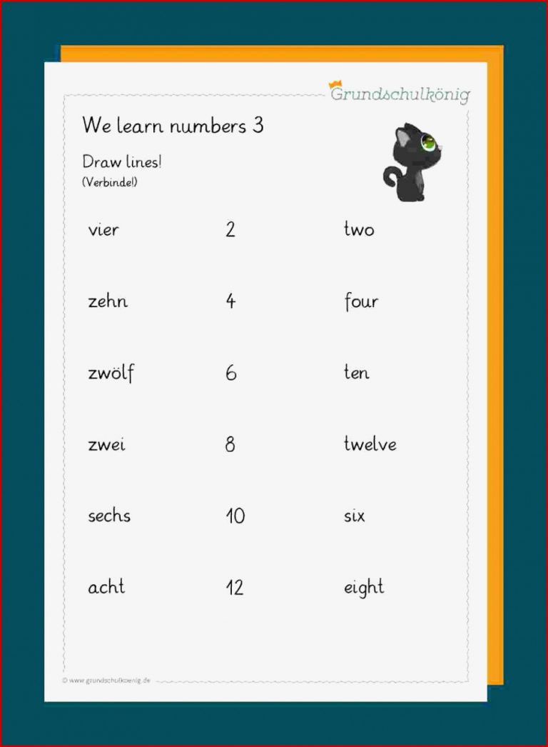 Zahlen Bis 12 Ausschreiben Kinderbilderwnload