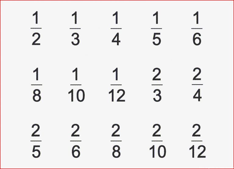 Zahlen ordnen Brüche ordnen Und Vergleichen