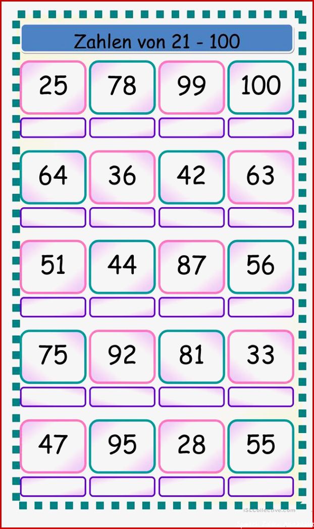 Zahlen von 21 100 Arbeitsblatt Kostenlose DAF Arbeitsblätter
