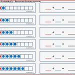 Zahlenraum 10 Zr10 Addition Im Punktefeld Übungsblätter