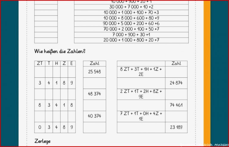 Zahlenraum 1000 Grundschulkönig Klasse 3 Mathe Michelle