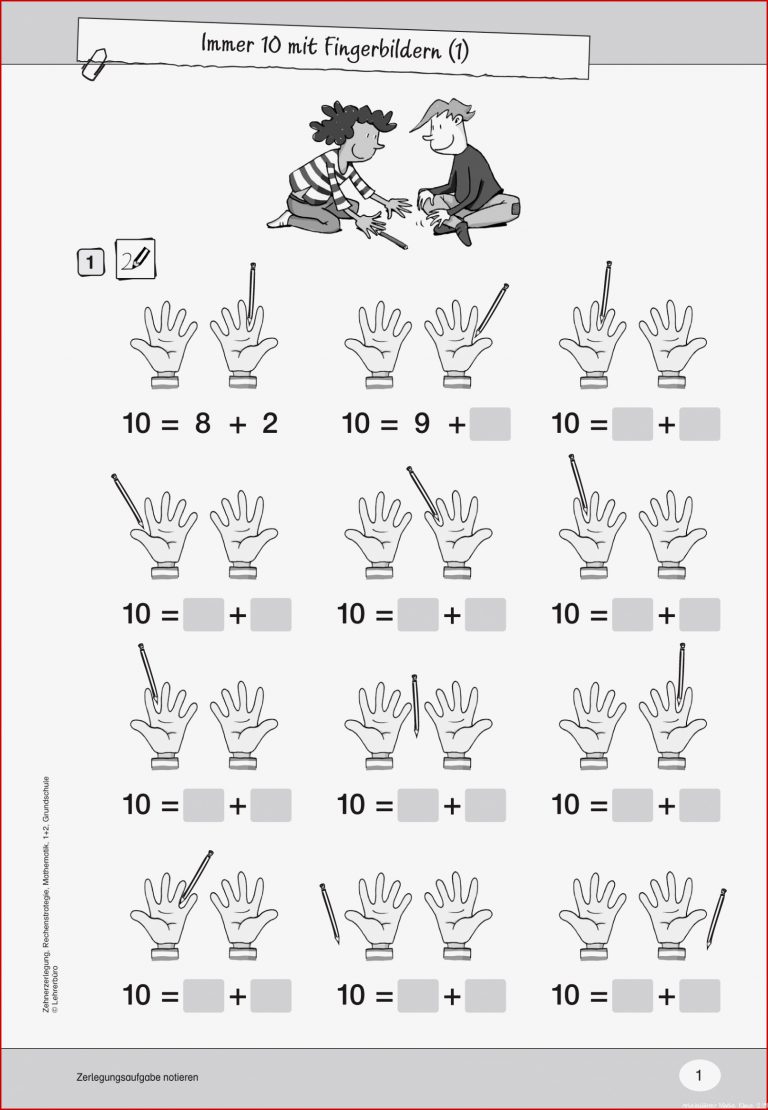 Zahlenraum Bis 20 · Arbeitsblätter · Grundschule · Lehrerbüro